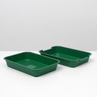 Туалет средний с сеткой 36 х 26 х 6,5 см, зеленый, - Фото 5