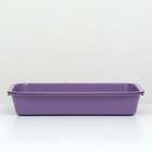 Туалет средний с сеткой 36 х 26 х 6,5 см, фиолетовый, - Фото 2