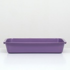 Туалет средний с сеткой 36×26×6.5 см, фиолетовый - Фото 3