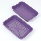 Туалет средний с сеткой 36×26×6.5 см, фиолетовый - Фото 6