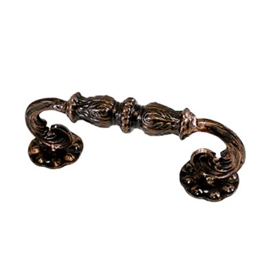 Ручка-скоба «Белгород» Ажур 180 мм, цвет медь