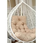 Подвесное кресло «Бароло», капля, цвет белый, подушка бежевая, стойка - Фото 2