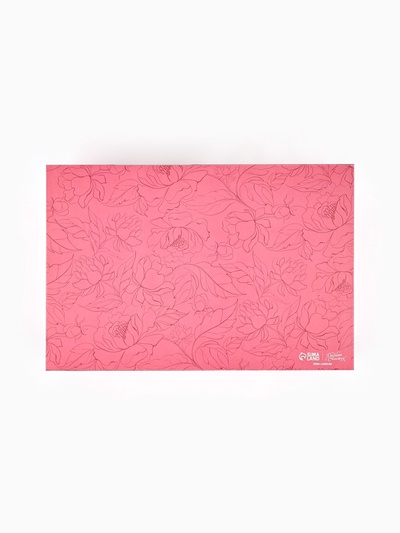 Коробка для печенья, кондитерская упаковка с пластиковой крышкой, Enjoy every moment, 20×30×8 см