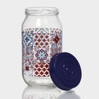 Банка стеклянная для сыпучих продуктов «Мозаика», 1 л - Фото 3