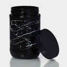 Банка для сыпучих «Марбл», 660 мл, стекло - Фото 3