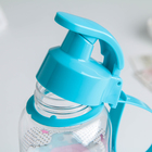Бутылка для воды пластиковая «Упс», 750 мл, цвет голубой - Фото 4