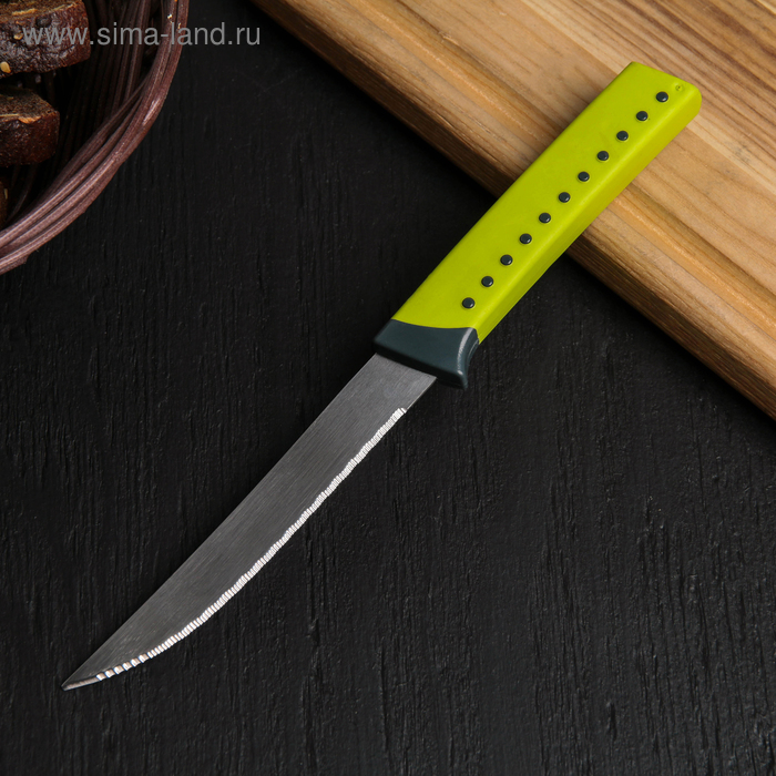Нож кухонный универсальный Lemax, лезвие 11,5 см, цвет МИКС - Фото 1