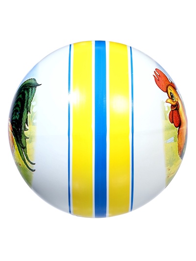 Мяч резиновый, с рисунком, d=20 см, МИКС