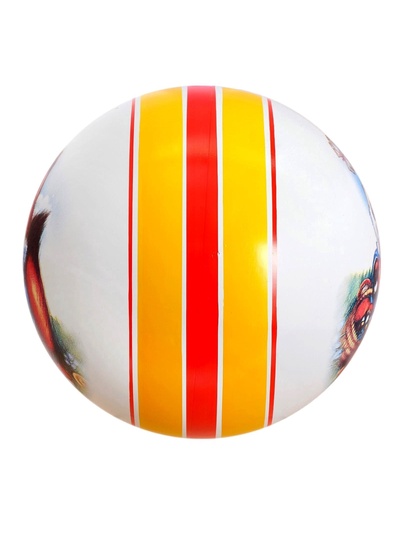 Мяч резиновый, с рисунком, d=20 см, МИКС