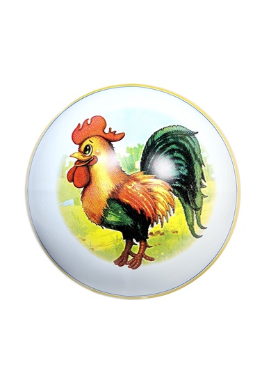 Мяч резиновый, с рисунком, d=20 см, МИКС