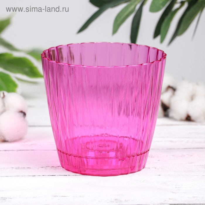 Кашпо «Алмаз», 0,9 л, цвет МИКС - Фото 1