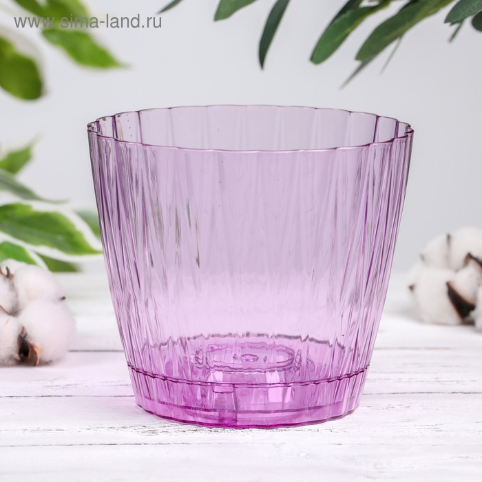 Кашпо «Алмаз», 1,6 л, цвет МИКС - Фото 1