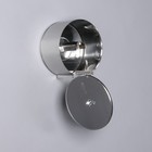 Диспенсер для туалетной бумаги «Практик мини», втулка 4 см, нержавеющая сталь - Фото 4