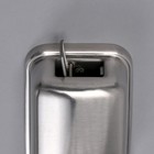 Диспенсер для антисептика/жидкого мыла «Практик», 500 мл, нержавеющая сталь - Фото 4