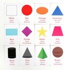 Обучающие карточки по методике Глена Домана «Формы и цвета на английском языке», 12 карт, А6, в коробке - Фото 4