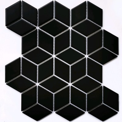 Мозаика керамическая Bonaparte Landa Black matt, 267,4 х 309 мм