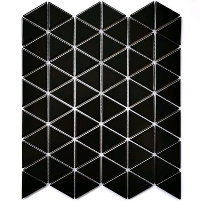 Мозаика керамическая Bonaparte Reno Black matt, 252 х 291 мм