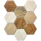 Мозаика керамическая Bonaparte Wood comb, 295 х 256 мм - фото 301388236