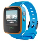 Смарт-часы GEOZON AQUA 1.44", IPS, IP67, GLONASS, GPS, Wi-Fi, Android, iOS, голубые - фото 110802939