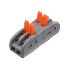 Строительно-монтажная клемма проходная Luazon Lighting, 32А, 0,08-4 мм2, фаза-ноль, наб 5 ш. - Фото 2