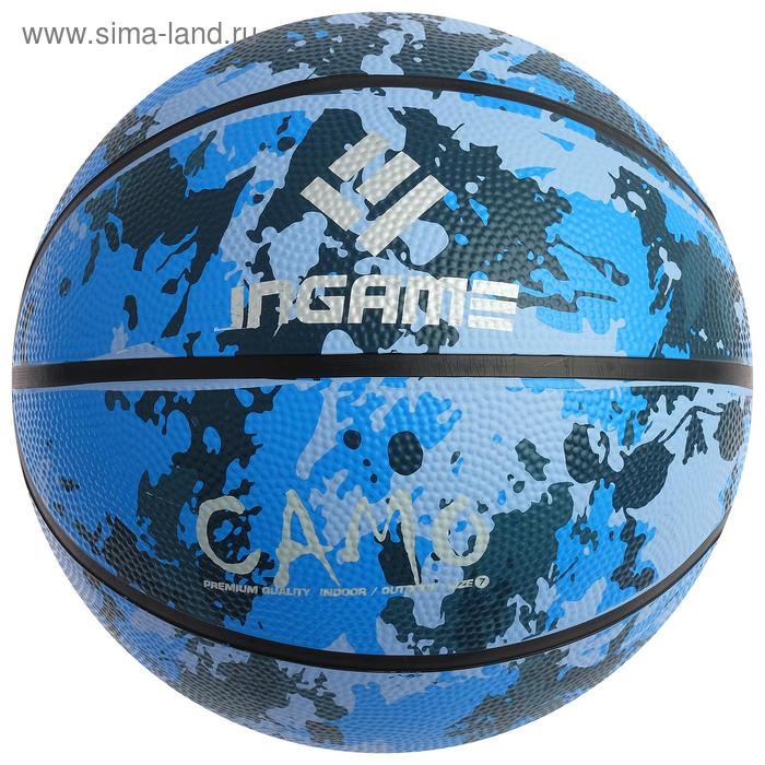 Мяч баскетбольный INGAME CAMO, размер 7, цвета МИКС - Фото 1
