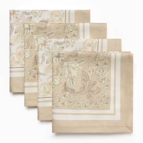 Набор салфеток «Этель. Классика», 40×40 см - 4 шт., 100% хлопок  (артикул 4980238)  большой выбор товаров оптом и в розницу по низким ценам с доставкой