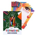 Папка школьная на кольцах «Портфолио школьника», 6 листов-разделителей, 24.5×32 см. - Фото 2