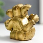 Нэцкэ фигурка «Ганеша», полистоун, под бронзу, 4.8×3×6 см - Фото 4