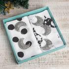 Набор муслиновых пеленок "Крошка Я" Happy cow 75*120 см - 2 шт, хлопок 100% 4935502