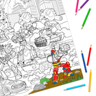 Раскраска-гигант «Атака роботов» - Фото 3