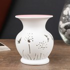 Аромалампа керамика "Бабочки на вазе" МИКС 9,5х7,5х7,5 см - Фото 1