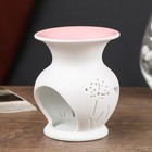 Аромалампа керамика "Бабочки на вазе" МИКС 9,5х7,5х7,5 см - фото 9318838
