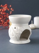 Аромалампа для эфирных масел «Золотая бабочка», керамика, 9×7.5×7.5 см - Фото 3