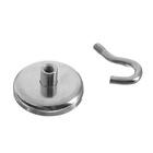 Магнит неодимовый Cartage с крючком для авто, d=42 мм, сцепление 31 кг - Фото 4