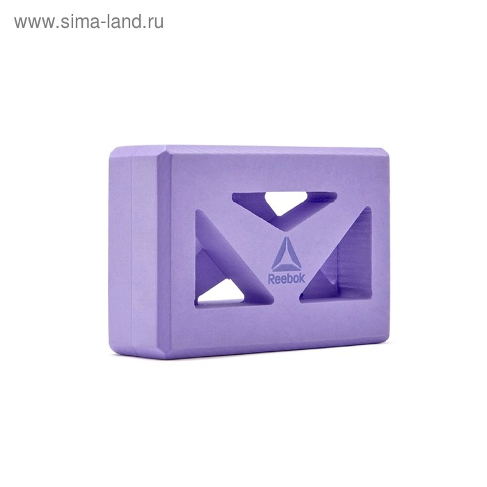 Кирпич для йоги с прорезями Reebok, цвет фиолетовый