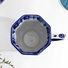 Кружка гжель «Столичная», бело-синий,керамика, 350 мл, - Фото 3