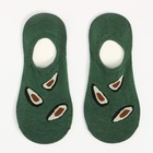 Носки женские, цвет зелёный, размер 23-25 - Фото 2