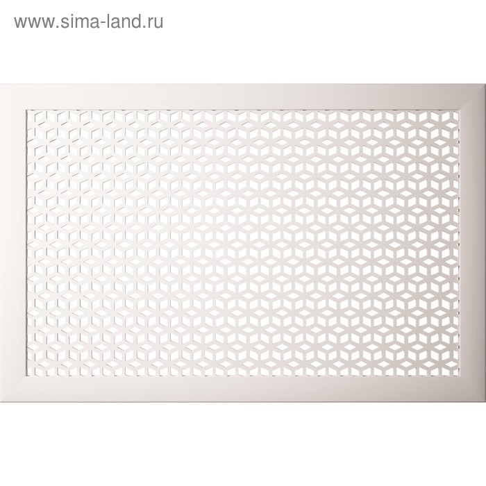 Экран для радиатора Илона белый , 90х60 см - Фото 1