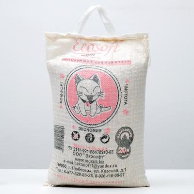 Наполнитель минеральный с добавлением силикагеля «Экософт-Комфорт», 20 л