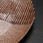 Тарелка подстановочная «Селена», d=33 см, цвет коричневый с серебром - фото 59761037