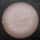 Тарелка подстановочная «Селена», d=33 см, цвет коричневый с серебром - фото 59761038