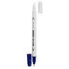 Ручка со стираемыми чернилами капилярная deVENTE, 0,5 мм и 3 мм, белый корпус, чернила синие - Фото 3
