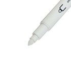 Ручка со стираемыми чернилами капилярная deVENTE, 0,5 мм и 3 мм, белый корпус, чернила синие - Фото 5