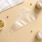 Набор кондитерских одноразовых мешков, 25 шт., 25 см, прозрачный - Фото 7