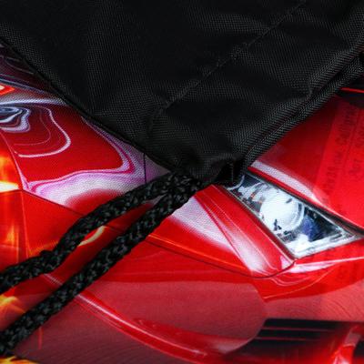 Мешок для обуви «Авто в огне» (мягкий полиэстер, плотность 210D) 42×34 см