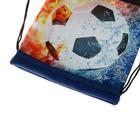 Мешок для обуви «Мяч в огне» (мягкий полиэстер, плотность 210D) 42×34 см - Фото 3