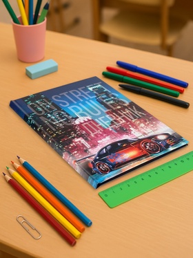 Дневник школьный для 1-11 классов, «Авто на улице», твёрдая обложка 7БЦ, глянцевая ламинация, 40 листов