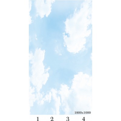 Панель потолочная PANDA Небо панно 4120 (упаковка 4 шт.), 1,8х1 м