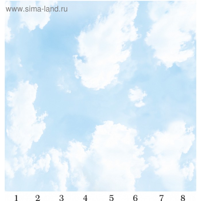 Панель потолочная PANDA Небо панно 4122 (упаковка 8 шт.), 2х2 м - Фото 1