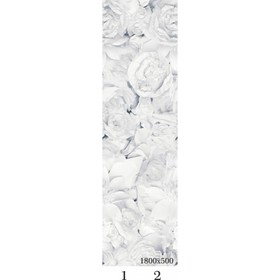 Панель потолочная PANDA Цветы добор 4141 (упаковка 4 шт.), 1,8х0,25 м